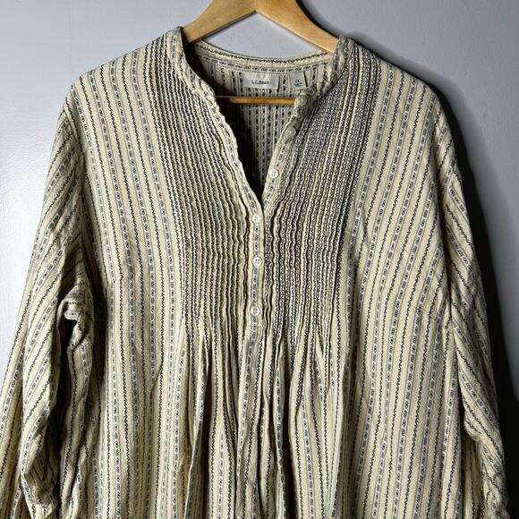 Vintage LL Bean Floral Flannel Nightie Long Sleeve Women’s 2X Cottagecore Autumn - Picture 2 of 7